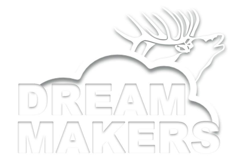 A black and white logo of the company dreammakers.